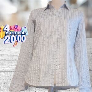 Additions by Chico's button up blouse size 1